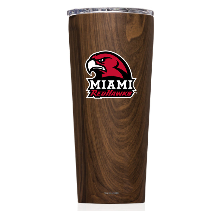 Triple Insulated Corkcicle Tumbler with Miami University RedHawks Secondary Logo