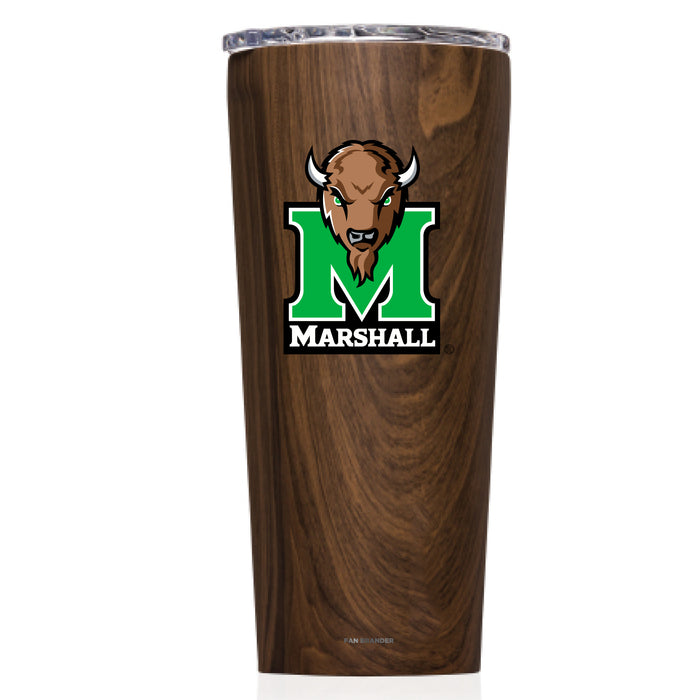 Triple Insulated Corkcicle Tumbler with Marshall Thundering Herd Secondary Logo