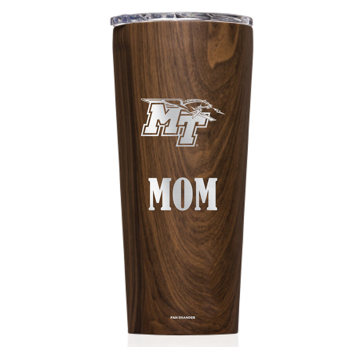 Triple Insulated Corkcicle Tumbler with Middle Tennessee State Blue Raiders Mom Primary Logo