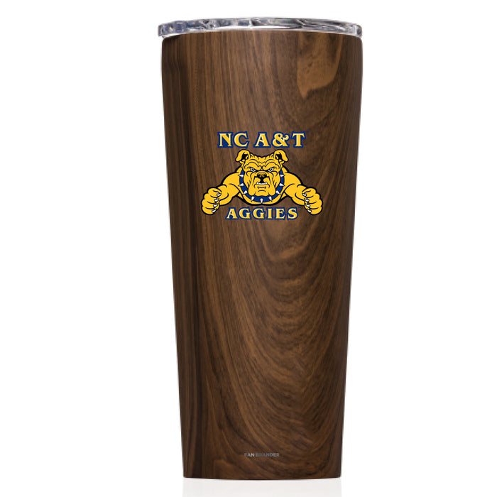 Triple Insulated Corkcicle Tumbler with North Carolina A&T Aggies Primary Logo