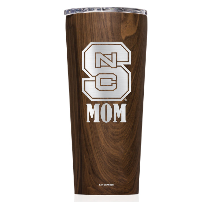 Triple Insulated Corkcicle Tumbler with NC State Wolfpack Mom Primary Logo