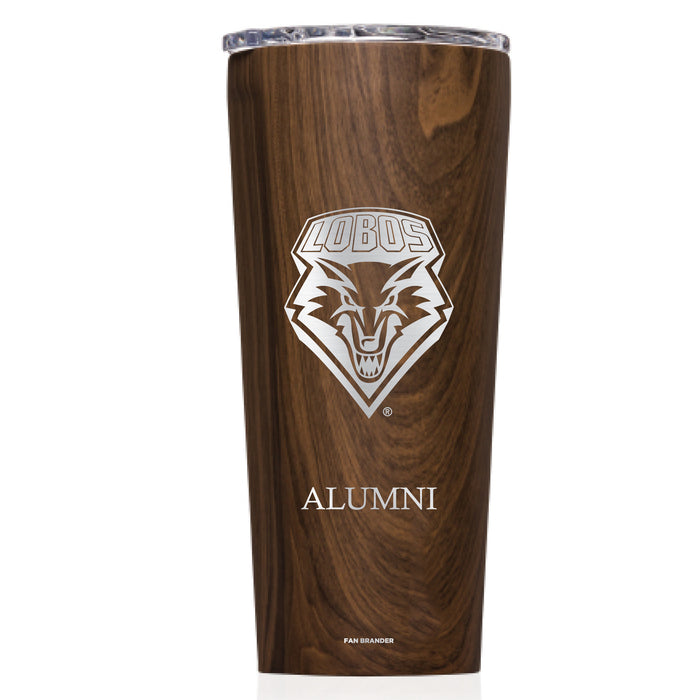 Triple Insulated Corkcicle Tumbler with New Mexico Lobos Mom Primary Logo