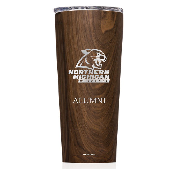 Triple Insulated Corkcicle Tumbler with Northern Michigan University Wildcats Alumni Primary Logo