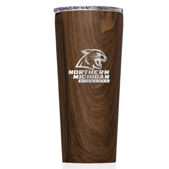 Triple Insulated Corkcicle Tumbler with Northern Michigan University Wildcats Primary Logo