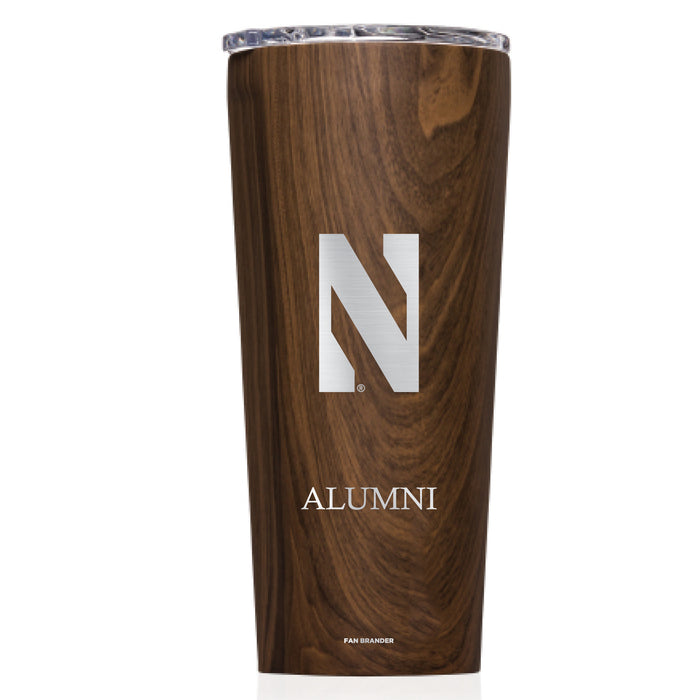Triple Insulated Corkcicle Tumbler with Northwestern Wildcats Mom Primary Logo