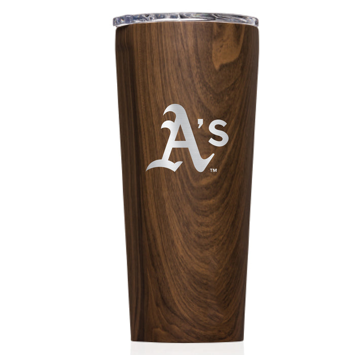 Triple Insulated Corkcicle Tumbler with Oakland Athletics Primary Logo