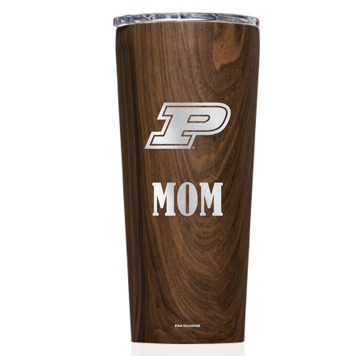 Triple Insulated Corkcicle Tumbler with Purdue Boilermakers Mom Primary Logo