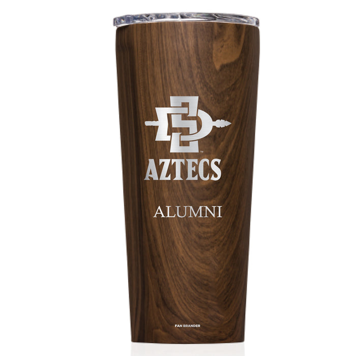 Triple Insulated Corkcicle Tumbler with San Diego State Aztecs Mom Primary Logo