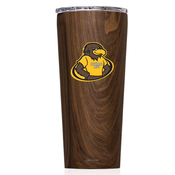 Triple Insulated Corkcicle Tumbler with Southern Mississippi Golden Eagles Secondary Logo