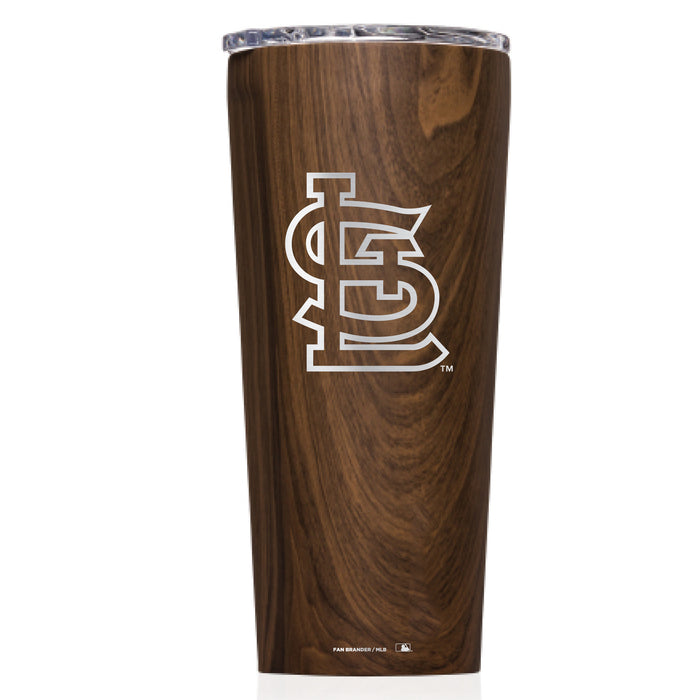 Triple Insulated Corkcicle Tumbler with St. Louis Cardinals Etched Secondary Logo