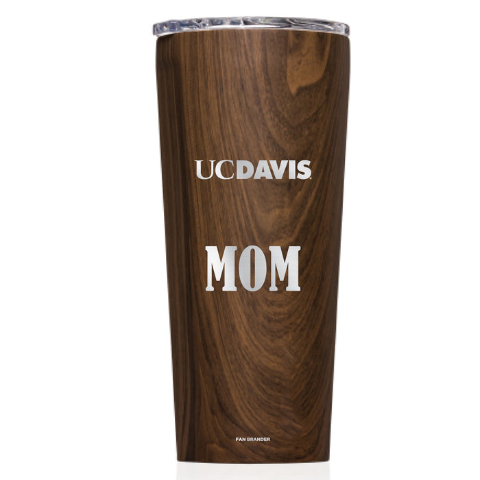 Triple Insulated Corkcicle Tumbler with UC Davis Aggies Mom Primary Logo