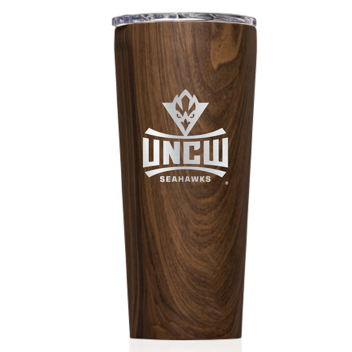 Triple Insulated Corkcicle Tumbler with UNC Wilmington Seahawks Primary Logo