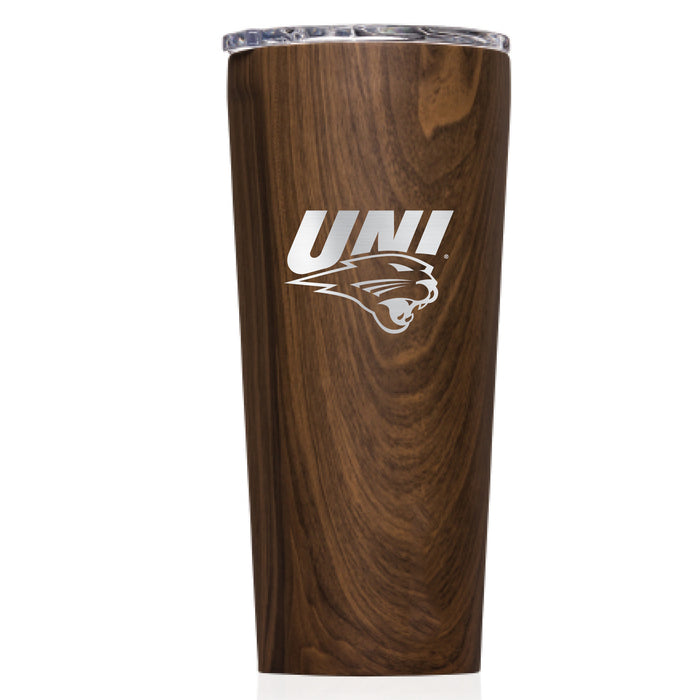 Triple Insulated Corkcicle Tumbler with Northern Iowa Panthers Primary Logo