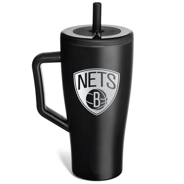 BruMate Era Tumbler with Brooklyn Nets Etched Primary Logo
