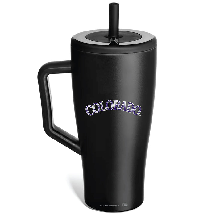 BruMate Era Tumbler with Colorado Rockies Workmark Logo