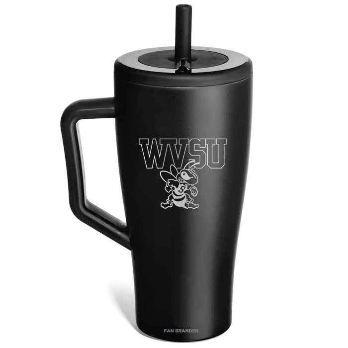 BruMate Era Tumbler with West Virginia State Univ Yellow Jackets Etched Primary Logo