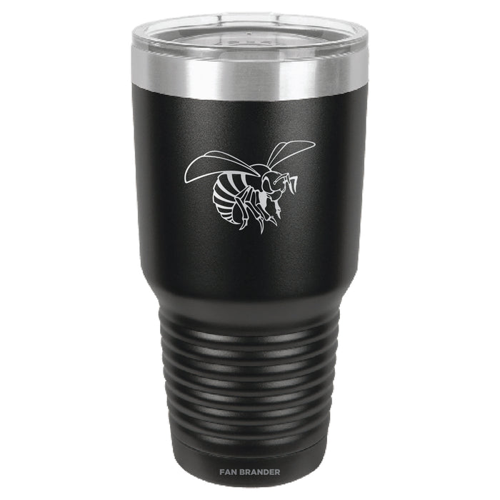 Fan Brander 30oz Stainless Steel Tumbler with Alabama State Hornets Etched Primary Logo