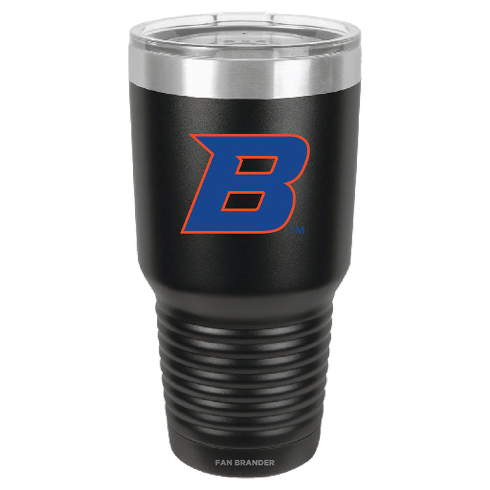 Fan Brander 30oz Stainless Steel Tumbler with Boise State Broncos Secondary Logo