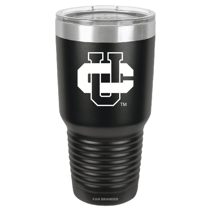 Fan Brander 30oz Stainless Steel Tumbler with Chapman Univ Panthers Secondary Logo