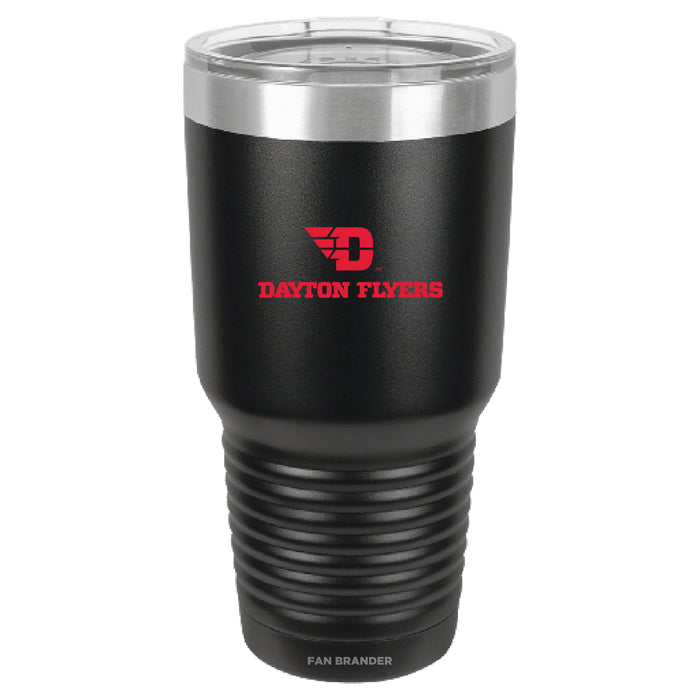 Fan Brander 30oz Stainless Steel Tumbler with Dayton Flyers Secondary Logo