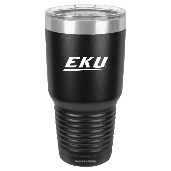 Fan Brander 30oz Stainless Steel Tumbler with Eastern Kentucky Colonels Primary Logo