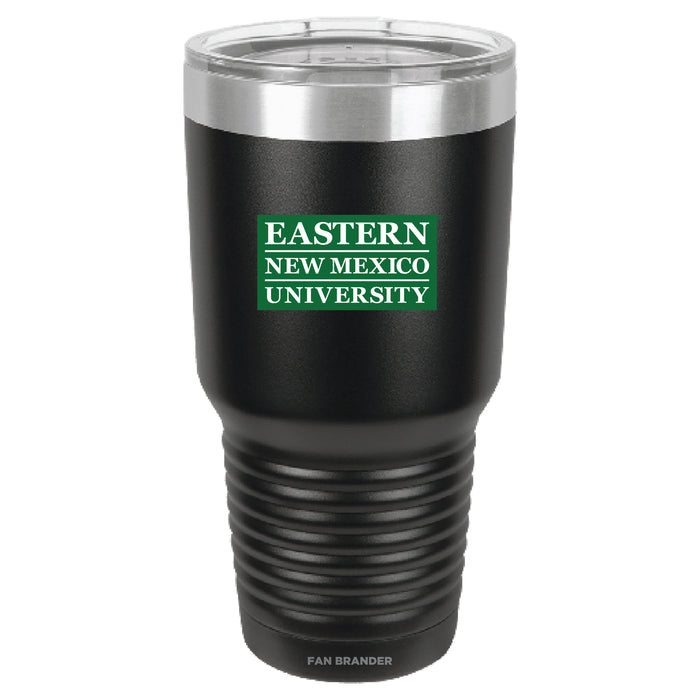 Fan Brander 30oz Stainless Steel Tumbler with Eastern New Mexico Greyhounds Primary Logo