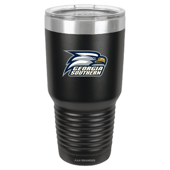 Fan Brander 30oz Stainless Steel Tumbler with Georgia Southern Eagles Secondary Logo