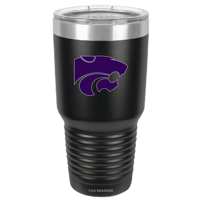 Fan Brander 30oz Stainless Steel Tumbler with Kansas State Wildcats Primary Logo