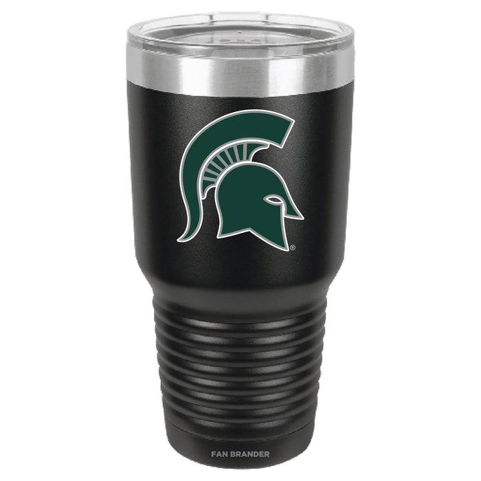 Fan Brander 30oz Stainless Steel Tumbler with Michigan State Spartans Primary Logo