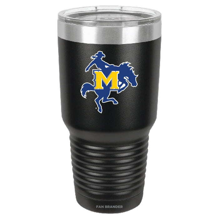 Fan Brander 30oz Stainless Steel Tumbler with McNeese State Cowboys Primary Logo
