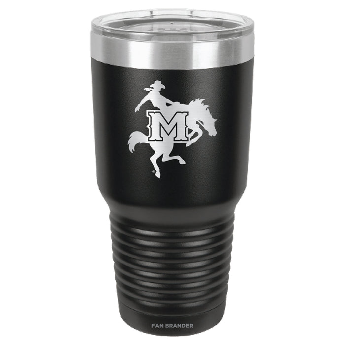 Fan Brander 30oz Stainless Steel Tumbler with McNeese State Cowboys Etched Primary Logo