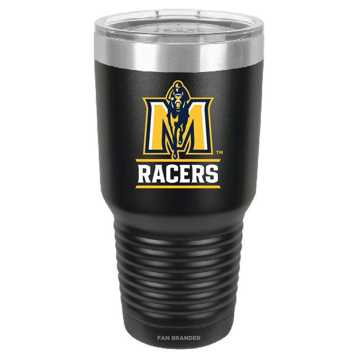 Fan Brander 30oz Stainless Steel Tumbler with Murray State Racers Secondary Logo
