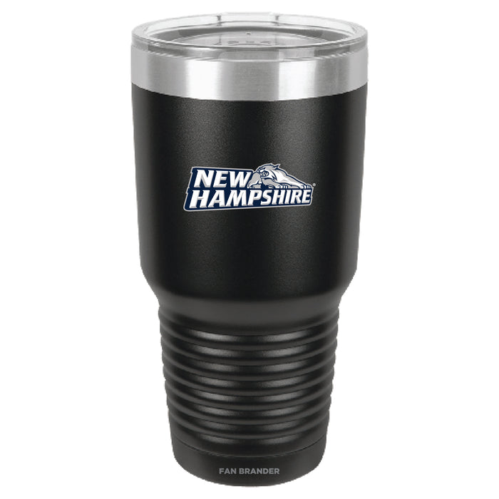Fan Brander 30oz Stainless Steel Tumbler with New Hampshire Wildcats Secondary Logo