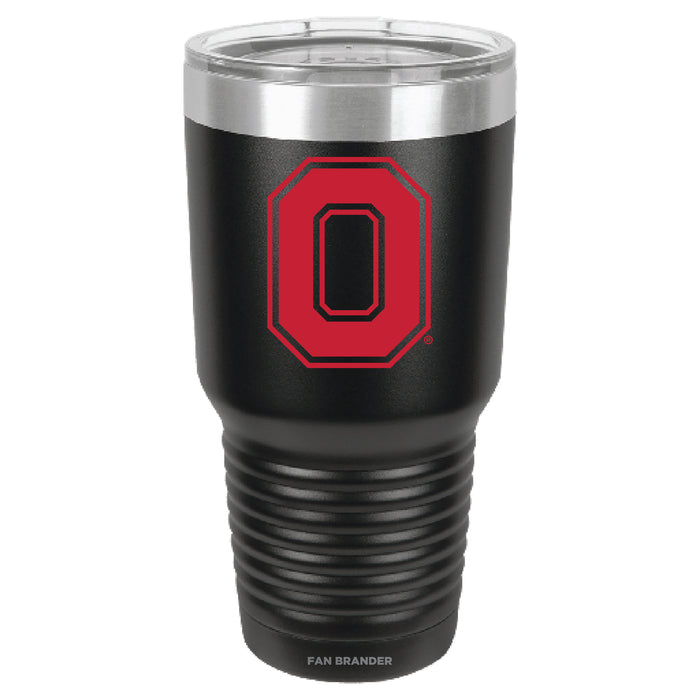 Fan Brander 30oz Stainless Steel Tumbler with Ohio State Buckeyes Secondary Logo