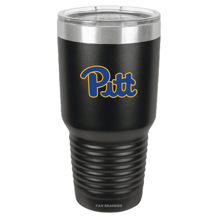 Fan Brander 30oz Stainless Steel Tumbler with Pittsburgh Panthers Primary Logo