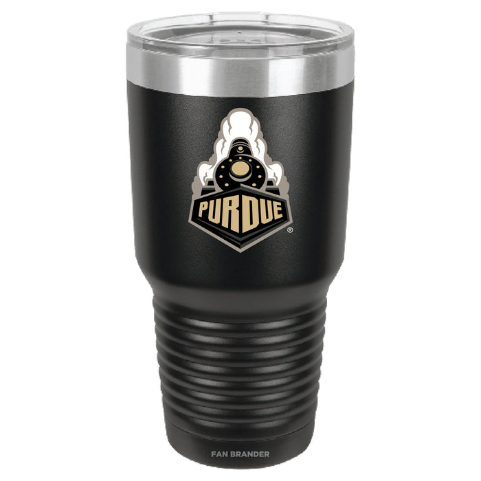 Fan Brander 30oz Stainless Steel Tumbler with Purdue Boilermakers Secondary Logo