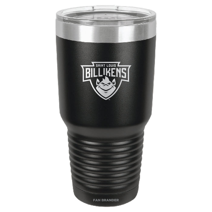 Fan Brander 30oz Stainless Steel Tumbler with Saint Louis Billikens Etched Primary Logo
