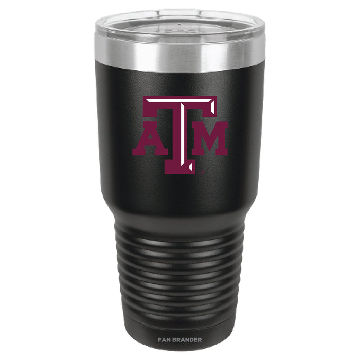 Fan Brander 30oz Stainless Steel Tumbler with Texas A&M Aggies Primary Logo