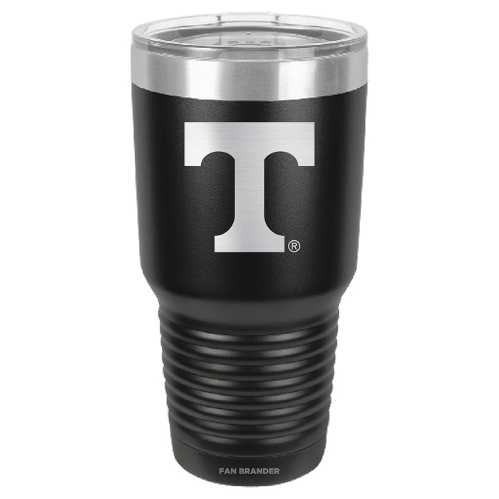 Fan Brander 30oz Stainless Steel Tumbler with Tennessee Vols Etched Primary Logo