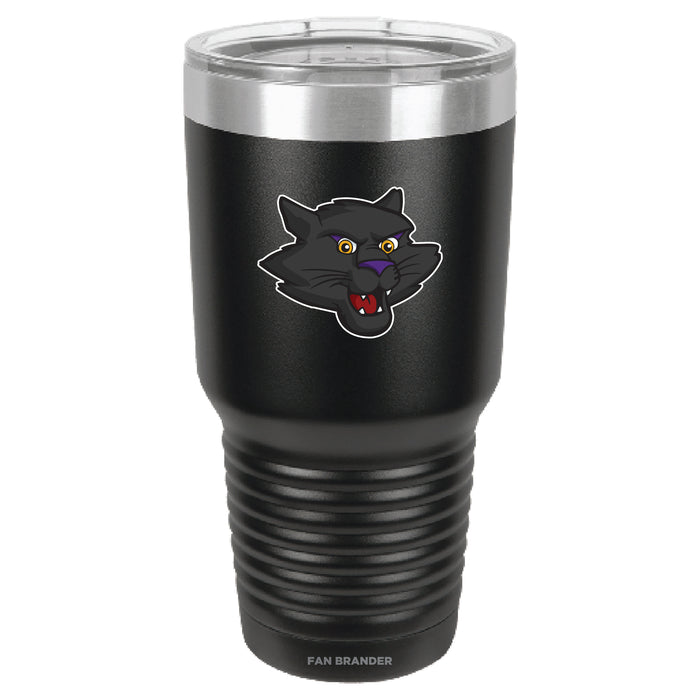 Fan Brander 30oz Stainless Steel Tumbler with Northern Iowa Panthers Secondary Logo