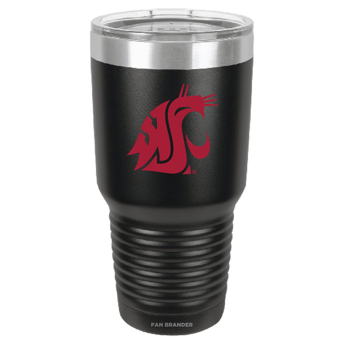 Fan Brander 30oz Stainless Steel Tumbler with Washington State Cougars Primary Logo