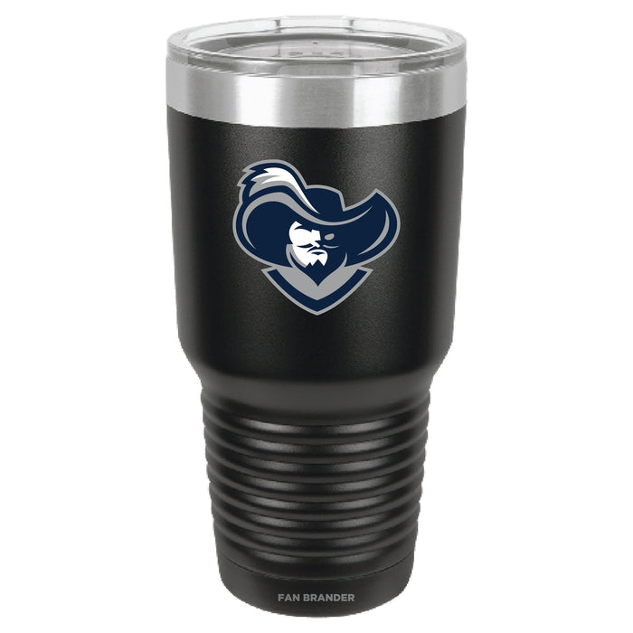Fan Brander 30oz Stainless Steel Tumbler with Xavier Musketeers Secondary Logo