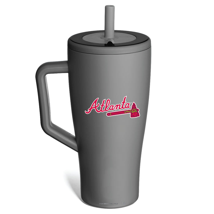 BruMate Era Tumbler with Atlanta Braves Workmark Logo