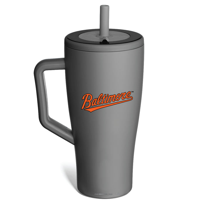 BruMate Era Tumbler with Baltimore Orioles Workmark Logo