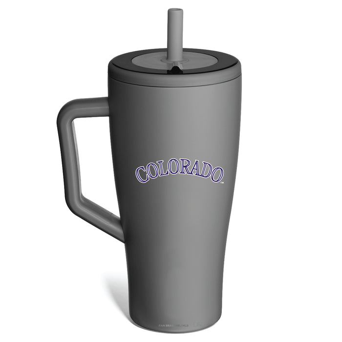 BruMate Era Tumbler with Colorado Rockies Workmark Logo