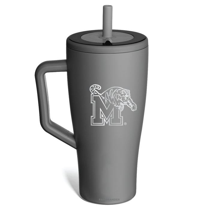 BruMate Era Tumbler with Memphis Tigers Etched Primary Logo