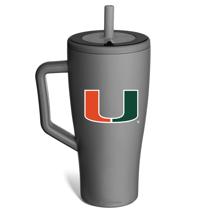 BruMate Era Tumbler with Miami Hurricanes Primary Logo