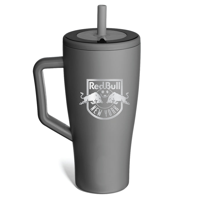 BruMate Era Tumbler with New York Red Bulls Etched Primary Logo