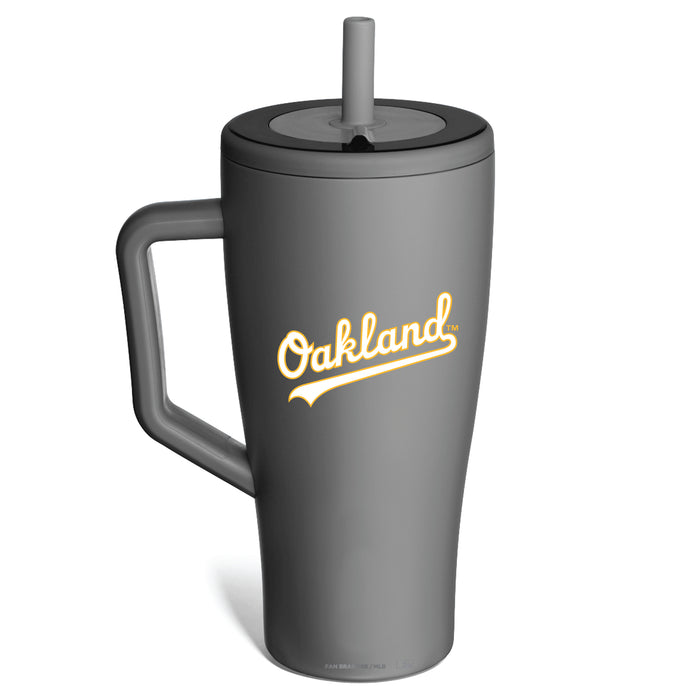 BruMate Era Tumbler with Oakland Athletics Workmark Logo