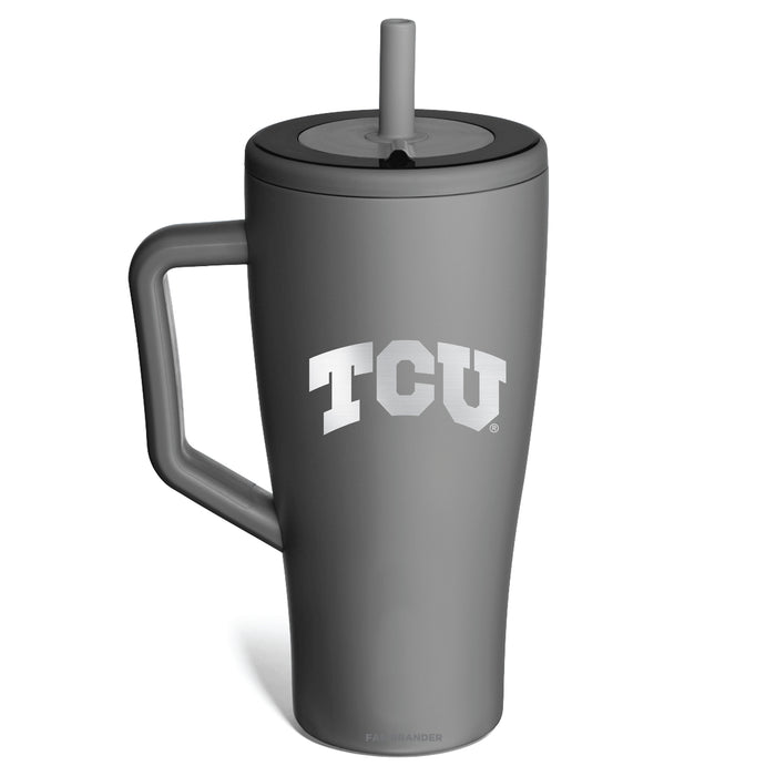 BruMate Era Tumbler with Texas Christian University Horned Frogs Etched Primary Logo
